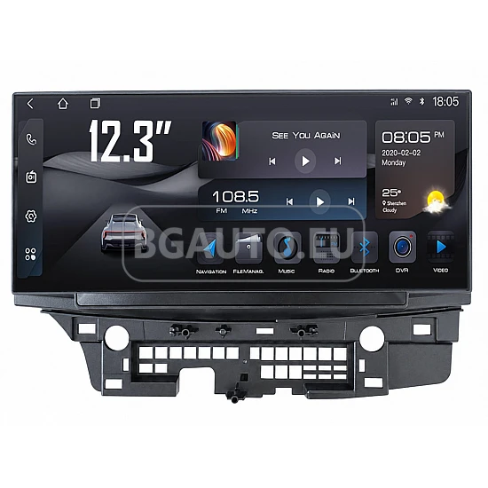 MITSUBISHI LANCER 9 - 12.3" МУЛТИМЕДИЯ / Навигация android 16