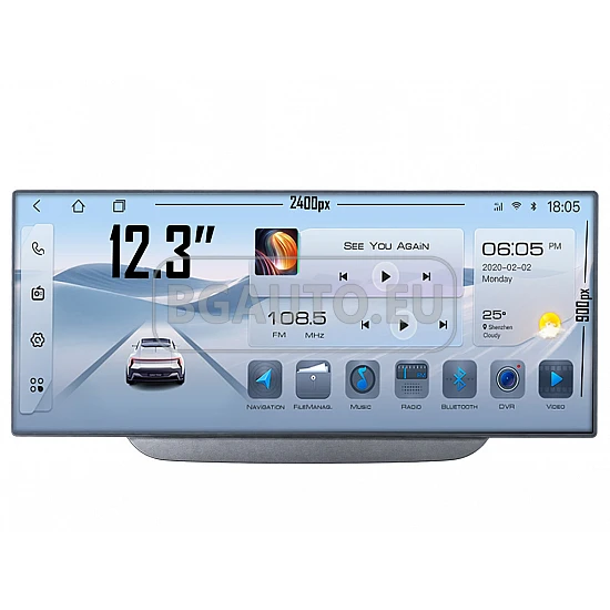 MITSUBISHI LANCER 8 - 12.3" МУЛТИМЕДИЯ / Навигация android 16
