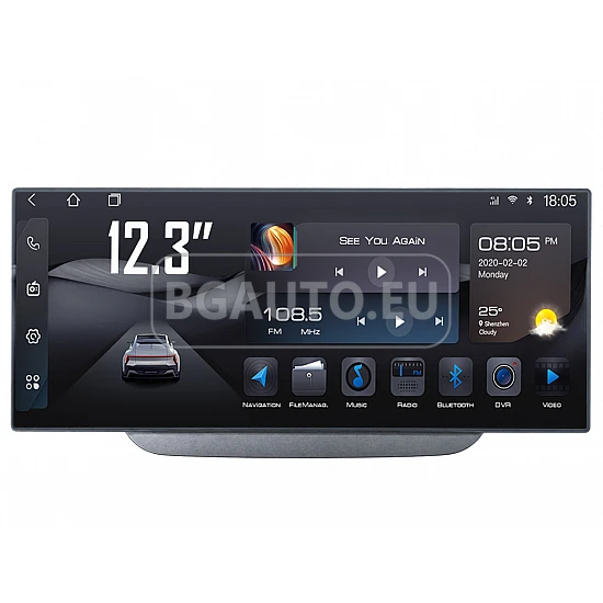 MITSUBISHI LANCER 8 - 12.3" МУЛТИМЕДИЯ / Навигация android 16
