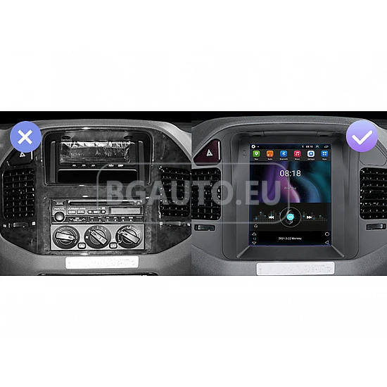 MITSUBISHI Pajero - 9.7 МУЛТИМЕДИЯ / Навигация android 16
