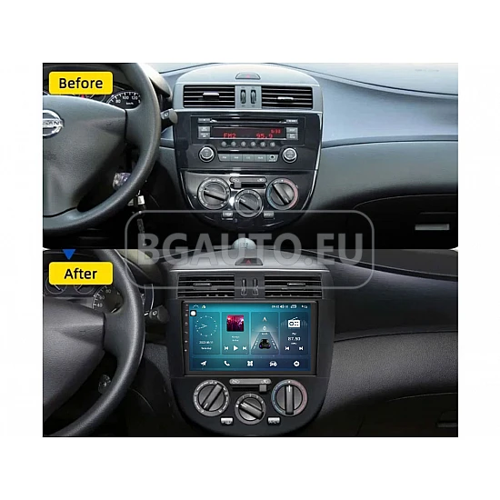 NISSAN TIIDA, PULSAR - 9 МУЛТИМЕДИЯ / Навигация android 16