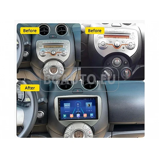 NISSAN MICRA - 7 МУЛТИМЕДИЯ / Навигация android 16