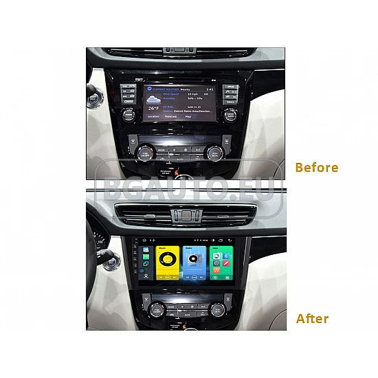 NISSAN QASHQAI , X-TRAIL, ROGUE  - 10.1 МУЛТИМЕДИЯ / Навигация android 16