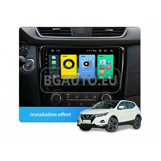 NISSAN X-TRAIL, QASHQAI, ROGUE - 10.1 МУЛТИМЕДИЯ / Навигация android 16