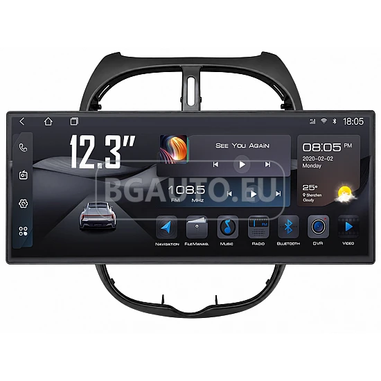 PEUGEOT 206 - 12.3 МУЛТИМЕДИЯ / Навигация android 16