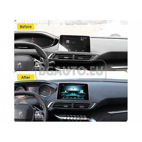 PEUGEOT 3008, 4008, 5008 - 9 МУЛТИМЕДИЯ / Навигация android 16