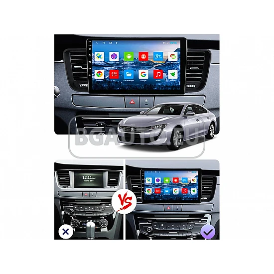 PEUGEOT 508 - 9 МУЛТИМЕДИЯ / Навигация android 16