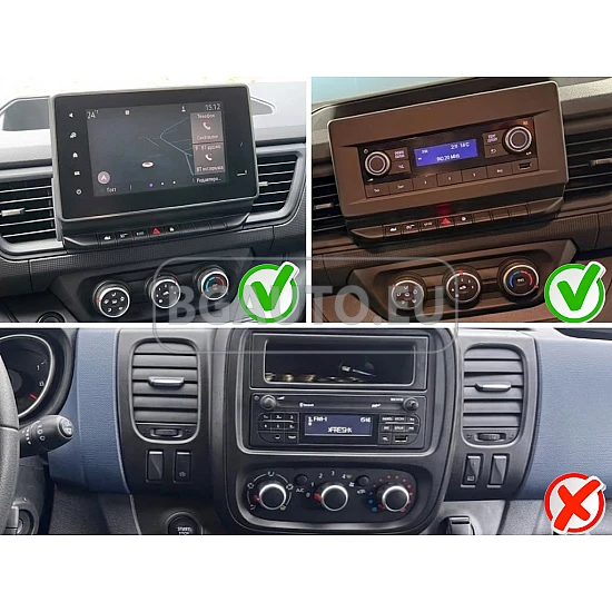 RENAULT TRAFIC - 10.1 МУЛТИМЕДИЯ / Навигация android 16