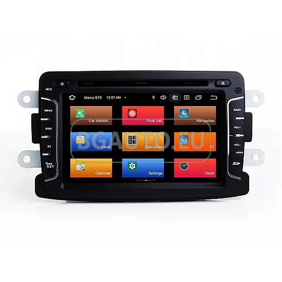 DACIA - МУЛТИМЕДИЯ / Навигация android 16 CPU:8-Core, RAM:4Gb, ROM:64Gb DVD + DSP + CARPLAY + SIM