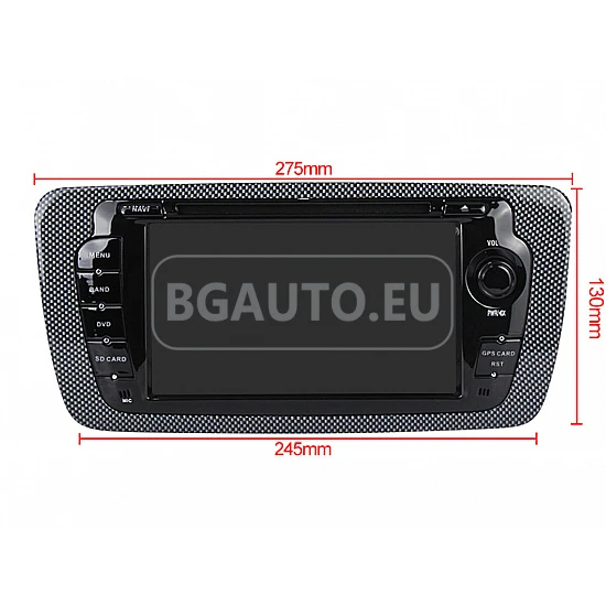 SEAT Ibiza - МУЛТИМЕДИЯ / Навигация android 16 DVD + DSP + CARPLAY + ANDROID AUTO