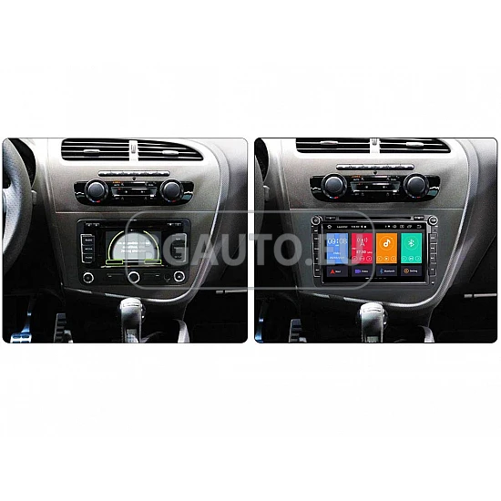 SEAT Leon - 8 МУЛТИМЕДИЯ / Навигация android 16 CPU: 8-CORE, RAM:4GB + DVD + DSP + CARPLAY + ANDROID AUTO + SIM