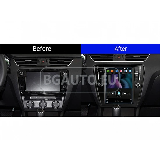 SKODA OCTAVIA - 9.7 МУЛТИМЕДИЯ / Навигация android 16