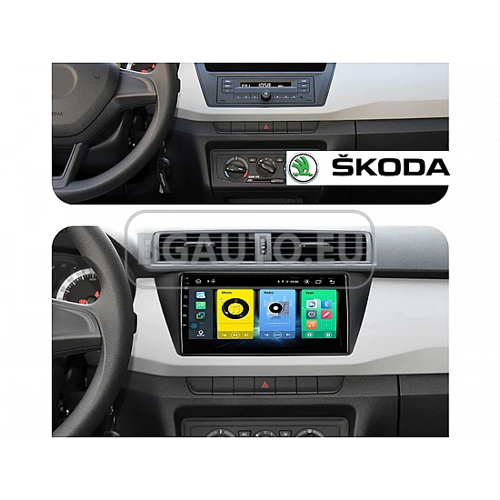 SKODA Fabia - 9 МУЛТИМЕДИЯ / Навигация android 16