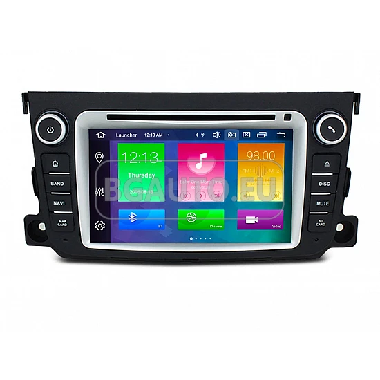 SMART Fortwo - 7 МУЛТИМЕДИЯ / НАВИГАЦИЯ ANDROID CPU:8-CORE, RAM:4GB, ROM:64GB DVD + DSP + CARPLAY + SIM