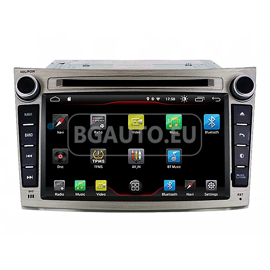 SUBARU Outback, Legacy - МУЛТИМЕДИЯ / Навигация android 16 DVD + DSP сива