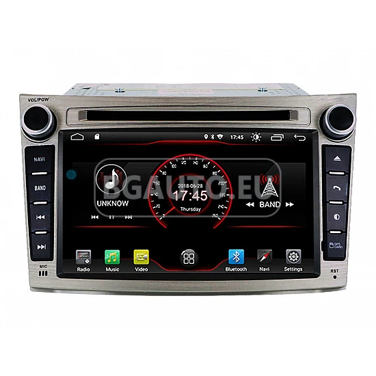SUBARU Outback, Legacy - МУЛТИМЕДИЯ / Навигация android 16 DVD + DSP сива
