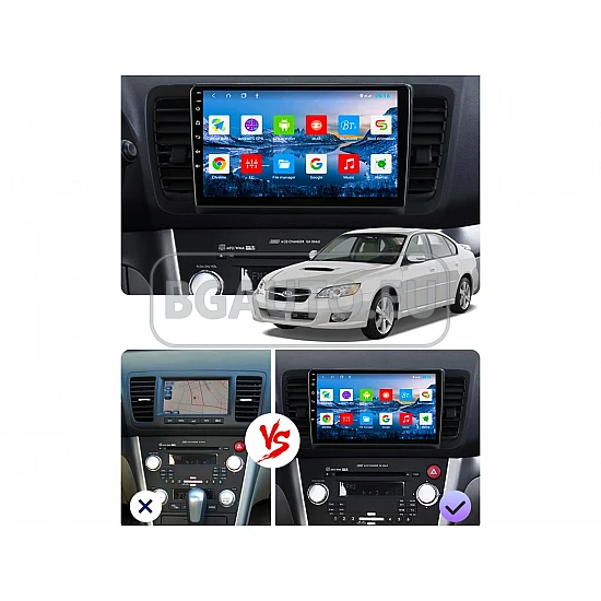 SUBARU OUTBACK, LEGACY - 9 МУЛТИМЕДИЯ / Навигация android 16
