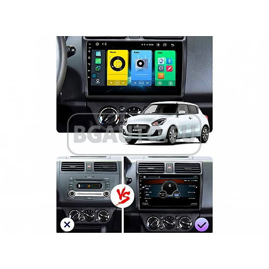 SUZUKI SWIFT - 10.1 МУЛТИМЕДИЯ / Навигация android 16