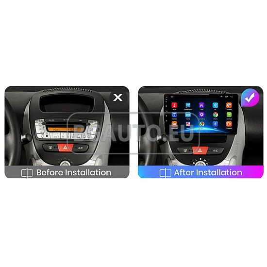 TOYOTA AYGO- 10.1 МУЛТИМЕДИЯ / Навигация android 16