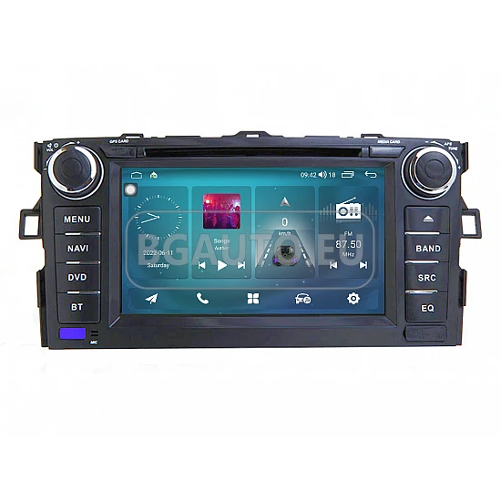 TOYOTA Auris - МУЛТИМЕДИЯ / Навигация android 16  + Carplay тъмносива CPU:8-CORE RAM:8GB + DSP + CARPLAY + ANDROID AUTO + SIM