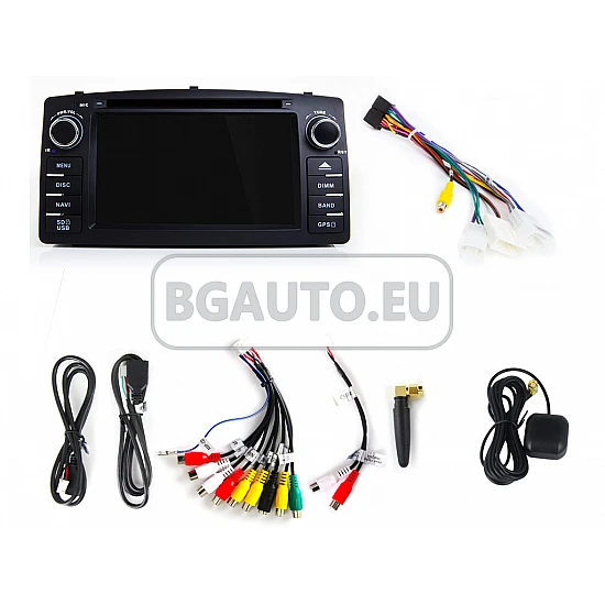 TOYOTA Corolla E120/E130 - МУЛТИМЕДИЯ / Навигация android 16 CPU: 8-CORE RAM: 4GB DVD + DSP + CARPLAY + ANDROID AUTO + SIM