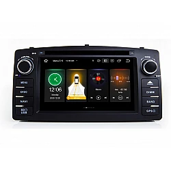 TOYOTA Corolla E120/E130 - МУЛТИМЕДИЯ / Навигация android 16 CPU: 8-CORE RAM: 4GB DVD + DSP + CARPLAY + ANDROID AUTO + SIM