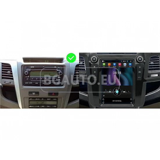 TOYOTA HILUX - 9.7 МУЛТИМЕДИЯ / Навигация android 16