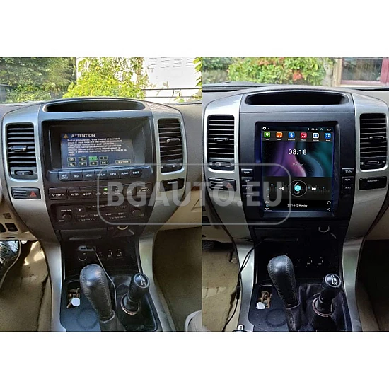TOYOTA Land Cruiser Prado 120 - 9.7 МУЛТИМЕДИЯ / Навигация android 16