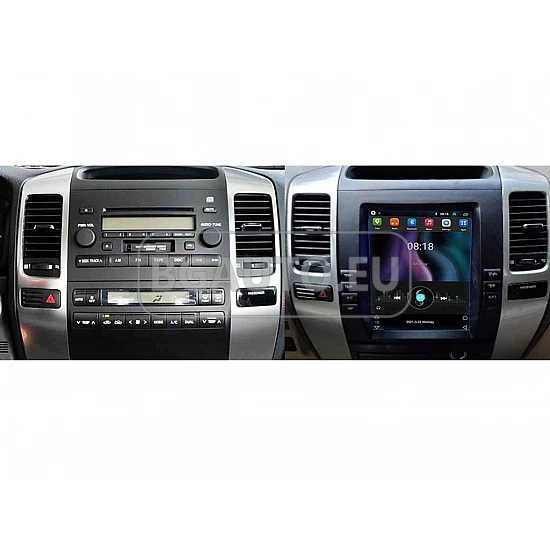 TOYOTA Land Cruiser Prado 120 - 9.7 МУЛТИМЕДИЯ / Навигация android 16