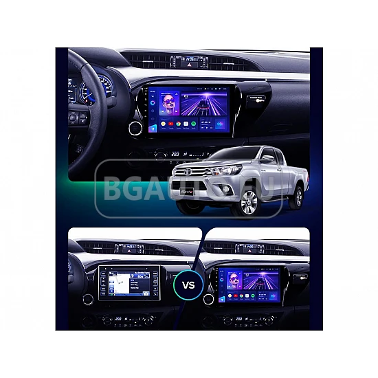 TOYOTA HILUX - 10.1 МУЛТИМЕДИЯ / Навигация android 16