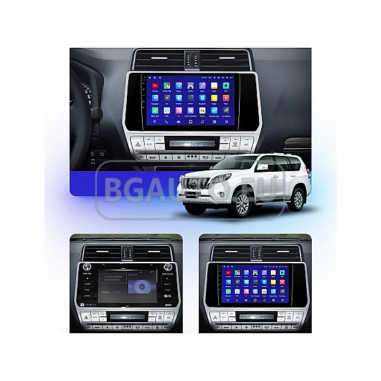 TOYOTA Land Cruiser Prado 150 - 10.1 МУЛТИМЕДИЯ / Навигация android 16