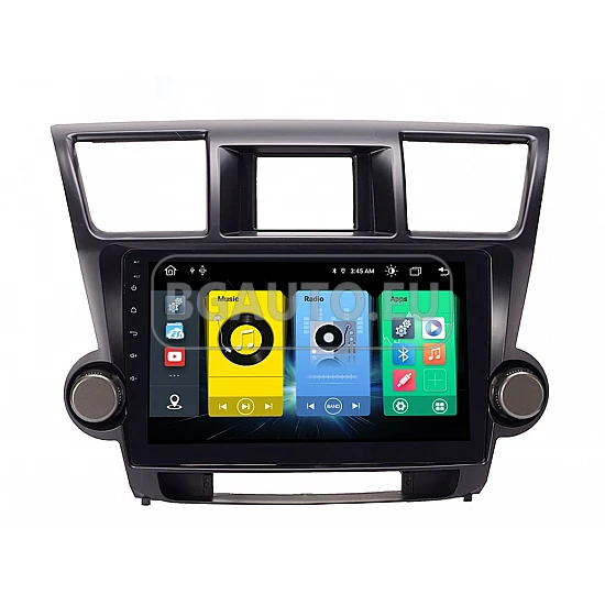 TOYOTA Highlander 2 - 10.1 МУЛТИМЕДИЯ / Навигация android 16