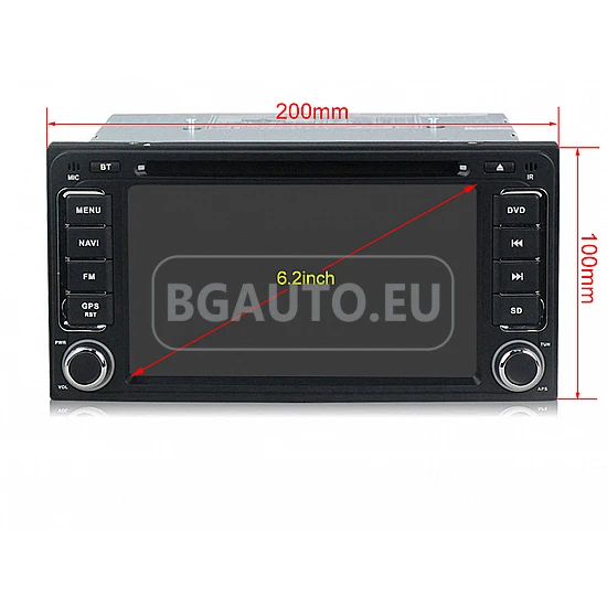TOYOTA - МУЛТИМЕДИЯ / Навигация android 16 DVD + DSP + CarPlay