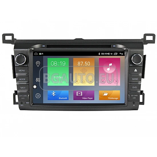 TOYOTA RAV4 - МУЛТИМЕДИЯ / Навигация android 16 DVD графит + DSP + CARPLAY
