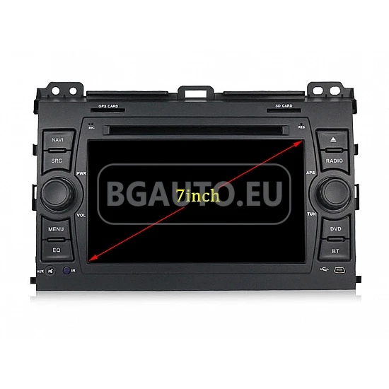 TOYOTA Land Cruiser Prado 120 - МУЛТИМЕДИЯ / Навигация Android 16 DVD + DSP + CARPLAY + ANDROID AUTO