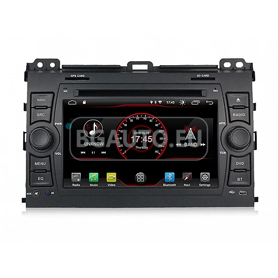 TOYOTA Land Cruiser Prado 120 - МУЛТИМЕДИЯ / Навигация Android 16 DVD + DSP + CARPLAY + ANDROID AUTO