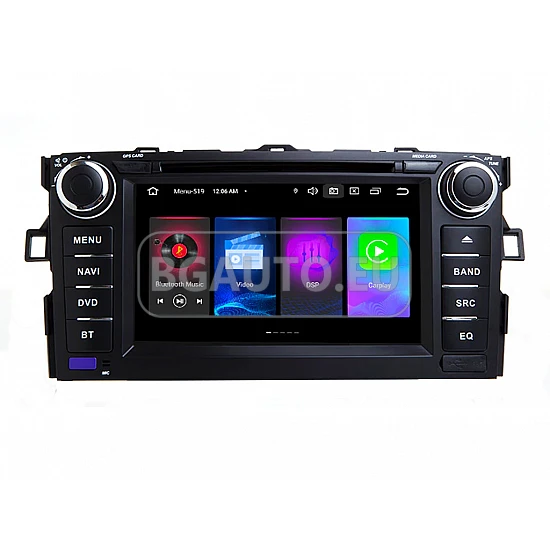 TOYOTA Auris - МУЛТИМЕДИЯ / Навигация android 16 DVD CPU:8-CORE + DSP + CARPLAY