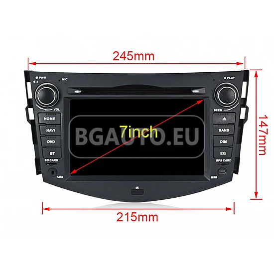 TOYOTA RAV4 - МУЛТИМЕДИЯ / Навигация Android DVD