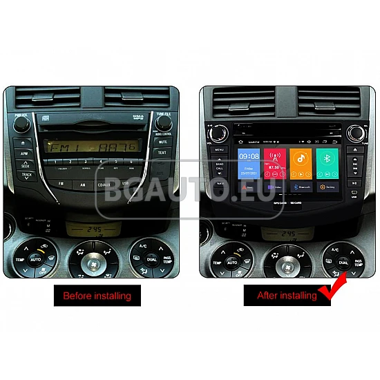 TOYOTA RAV4 - МУЛТИМЕДИЯ / Навигация Android CPU:8-Core, RAM:4Gb DVD + DSP