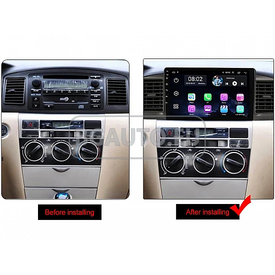 TOYOTA Corolla E120/E130 - 9 МУЛТИМЕДИЯ / Навигация android 16