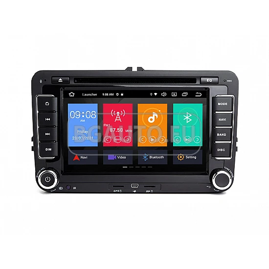 VW - 7 МУЛТИМЕДИЯ / Навигация android 16 CPU:8-Core, RAM:4Gb, ROM:64Gb DVD + DSP + CARPLAY + SIM