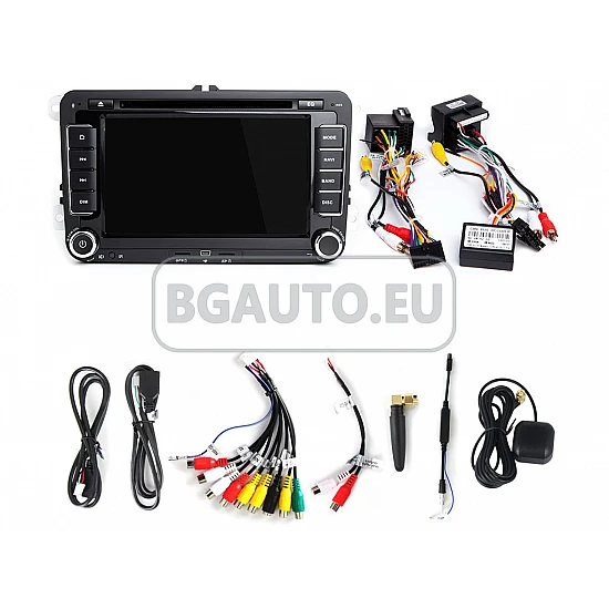 VW - 7 МУЛТИМЕДИЯ / Навигация android 16 CPU:8-Core, RAM:4Gb, ROM:64Gb DVD + DSP + CARPLAY + SIM