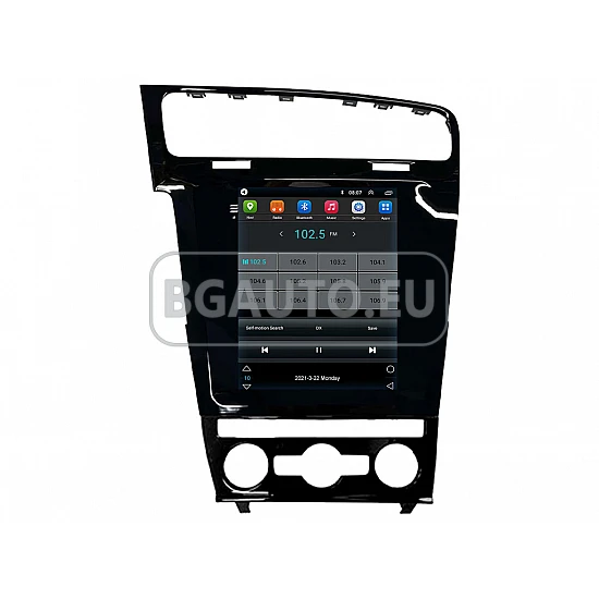 VW GOLF 7 - 9.7 ВЕРТИКАЛНА МУЛТИМЕДИЯ / Навигация android 16