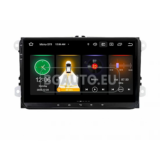 VW - 9 МУЛТИМЕДИЯ / НАВИГАЦИЯ android 16 CPU:8-CORE + DSP + CARPLAY + SIM