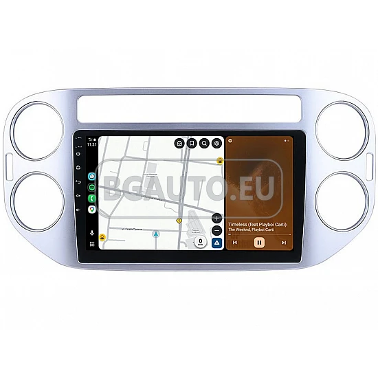 VW TIGUAN, GOLF plus - 9 МУЛТИМЕДИЯ / Навигация android 16 светлосива