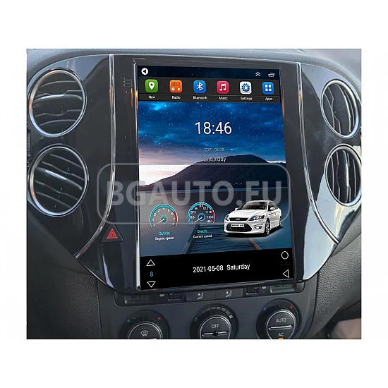 VW Tiguan - 9.7 ВЕРТИКАЛНА МУЛТИМЕДИЯ / Навигация android 16