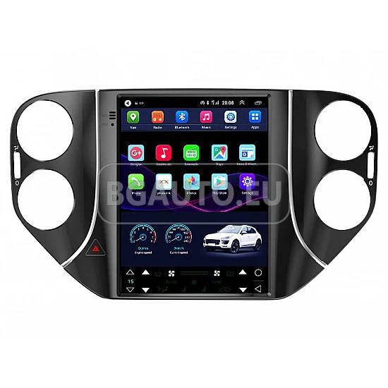 VW Tiguan - 9.7 ВЕРТИКАЛНА МУЛТИМЕДИЯ / Навигация android 16