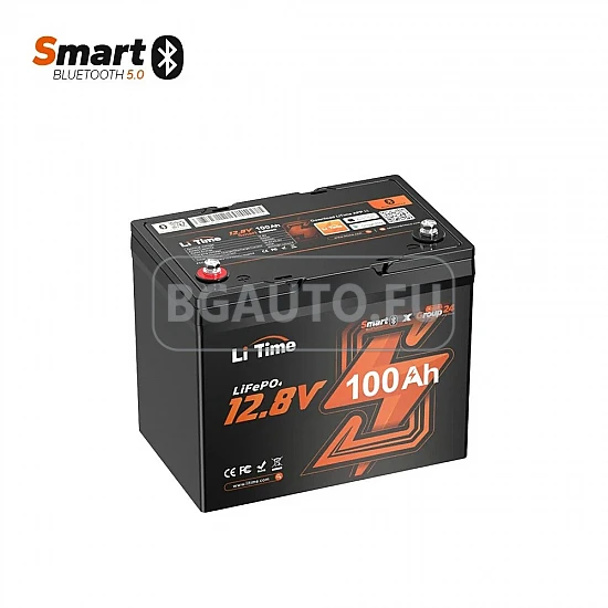 12V 100Ah Батерия LiFePo4 Bluetooth - тягов акумулатор